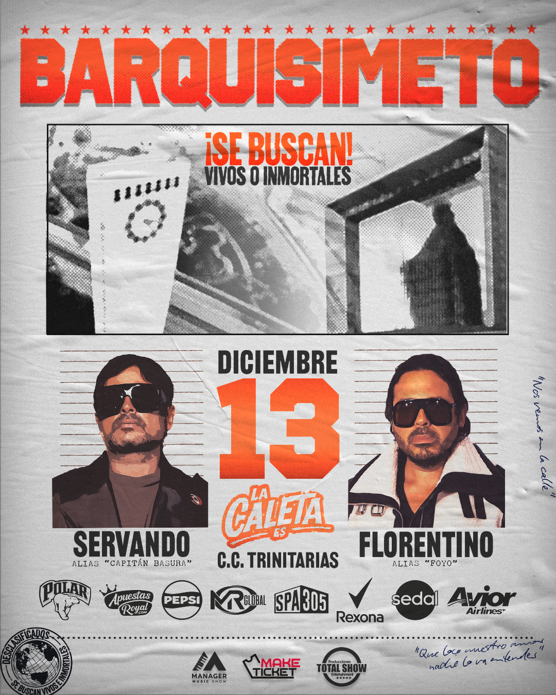 Barquisimeto vibrará con los hermanos Primera este 13-Dic